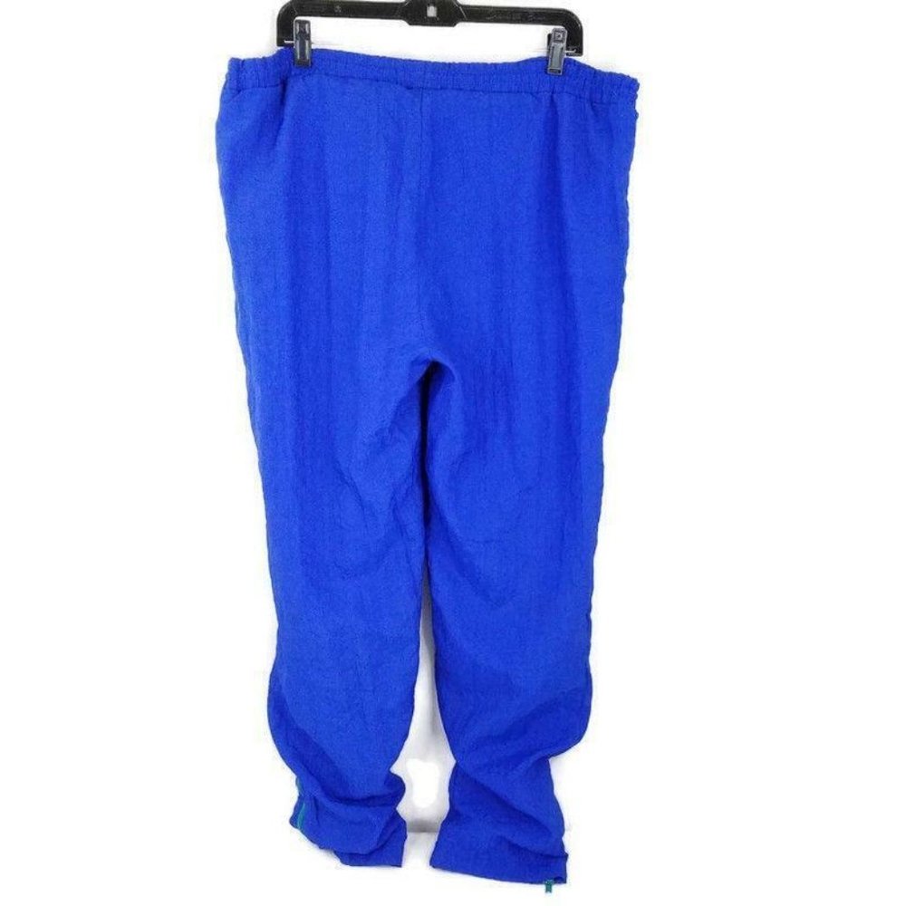 Adidas Nylon Track Pant XL Parachute Crinkle Streetwear Slouch Leg Vintage 90s - Picture 3 of 12